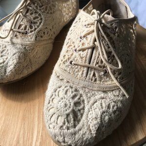 Lace Covered Shoes
